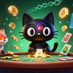 Engage with real money pokies payid through a vibrant cosmic casino scene featuring unique characters.